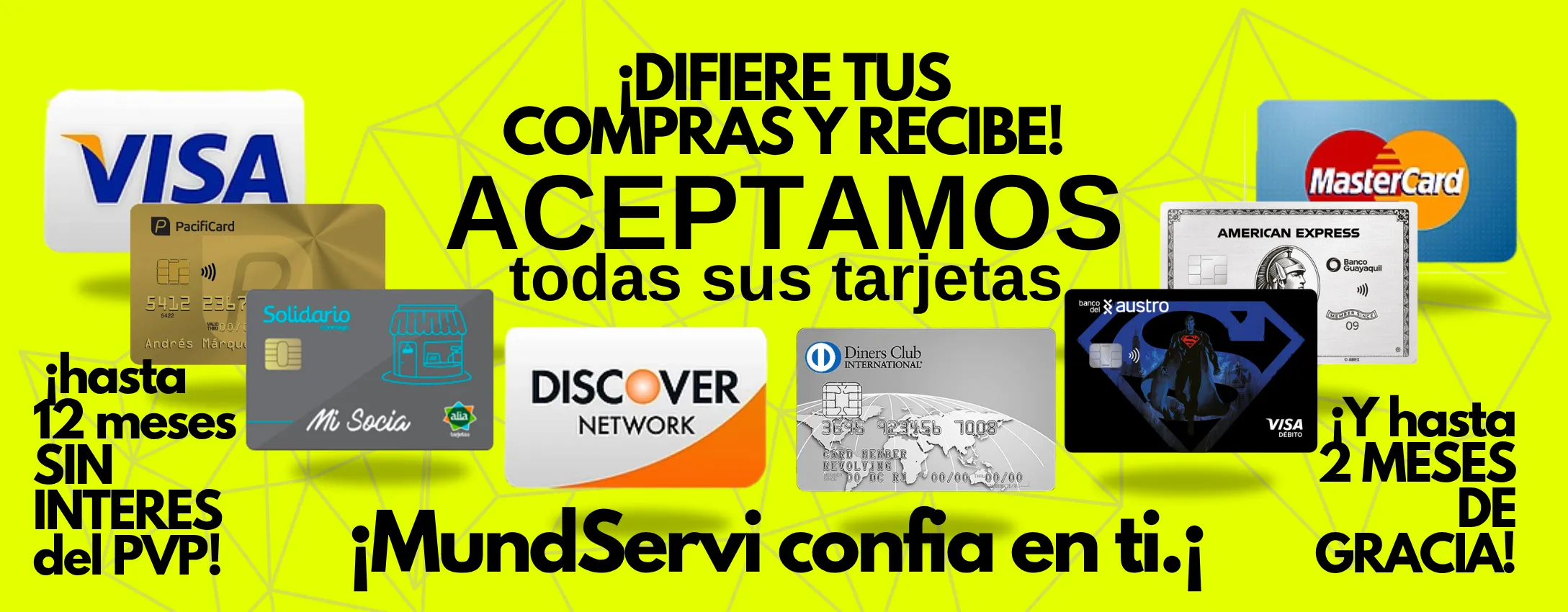 Promoción tarjetas MundServi